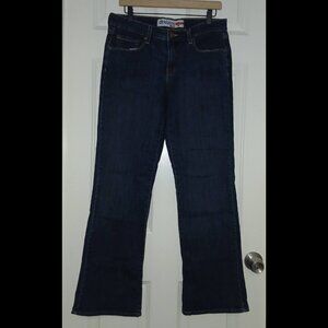 Dark Wash Boot Cut Jeans Levi's DENIZEN Modern Country Cowboy Womens Size 14M